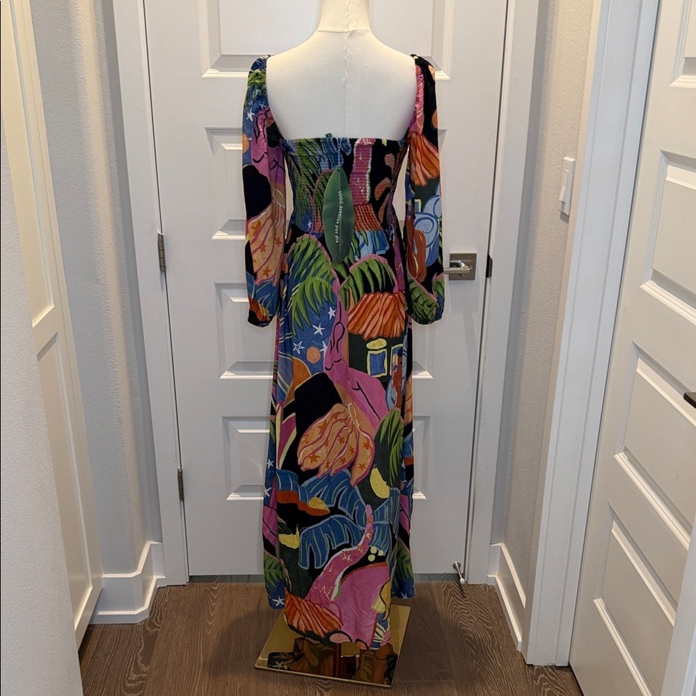 FARM Rio Multicolor Fantasy Long Dress Size S - Picture 9 of 9